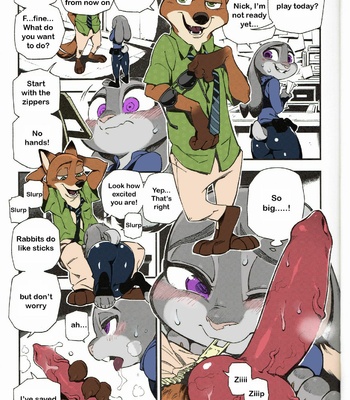[Bear Hand] What Does The Fox Say? (Zootopia) [English] [Colored] (pawtsun) comic porn sex 5