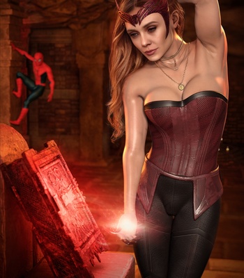 Wanda maximoff x Spiderman comic porn sex 2