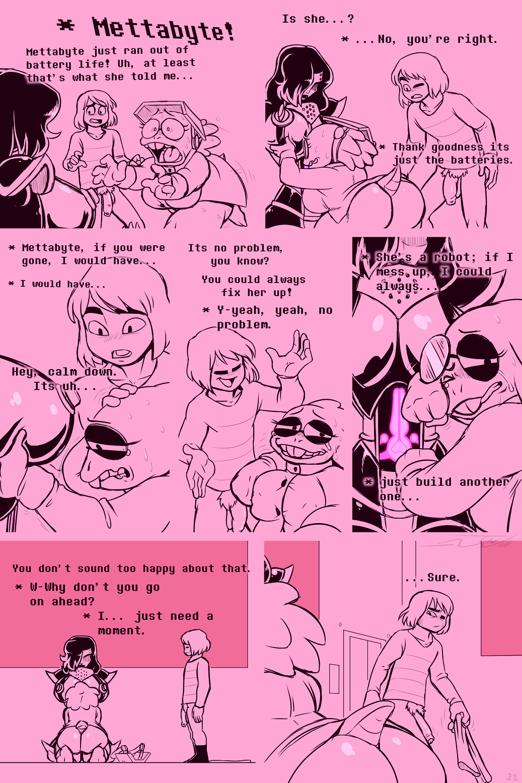 Under her tail 6