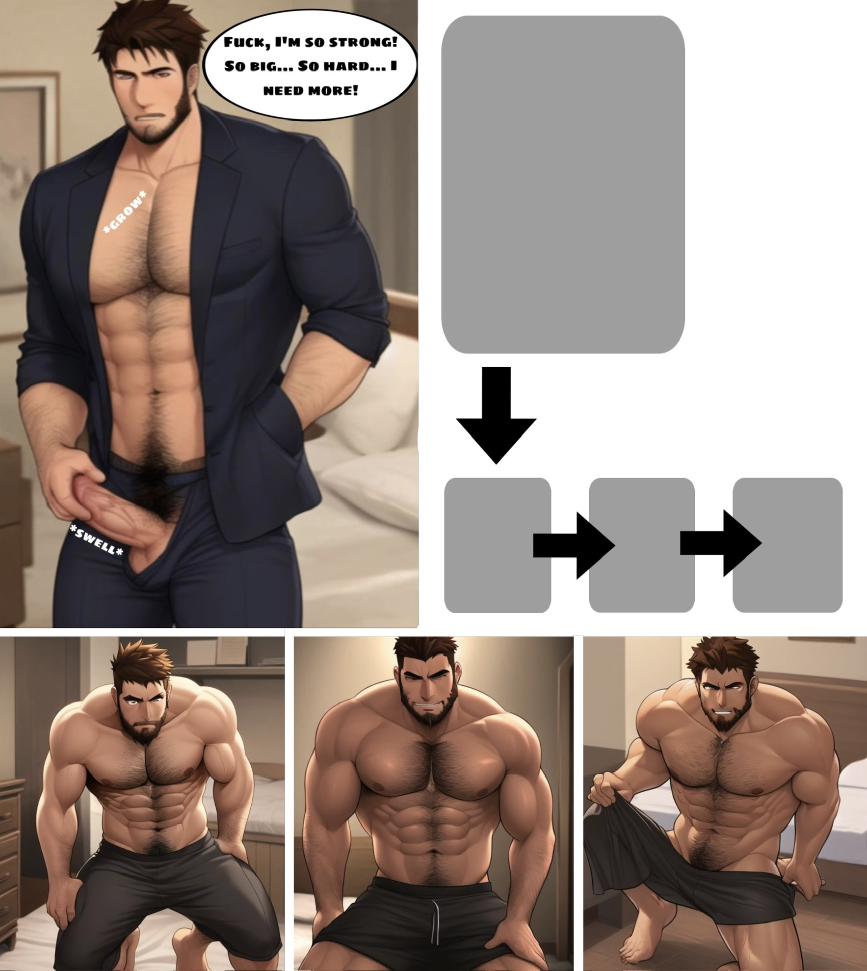 Gay ass muscle growth porn comic